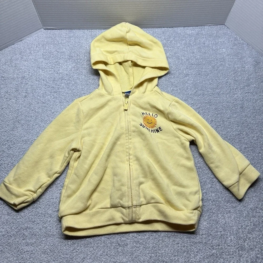 Old Navy Girls Baby 6-12 Months Yellow Hoodie‎ And Pants